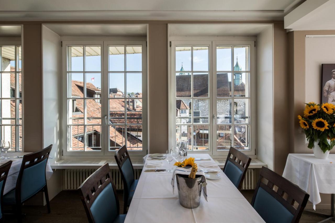 Hotel Roter Turm Solothurn Bagian luar foto